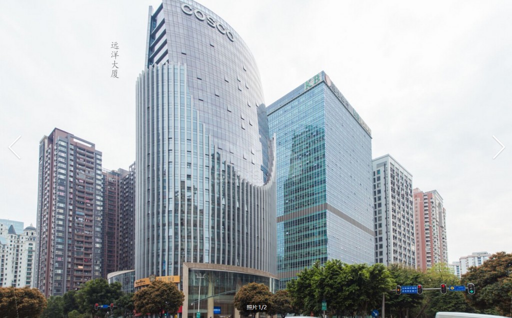广州天河珠江新城远洋大厦写字楼出租 办公室出租户型